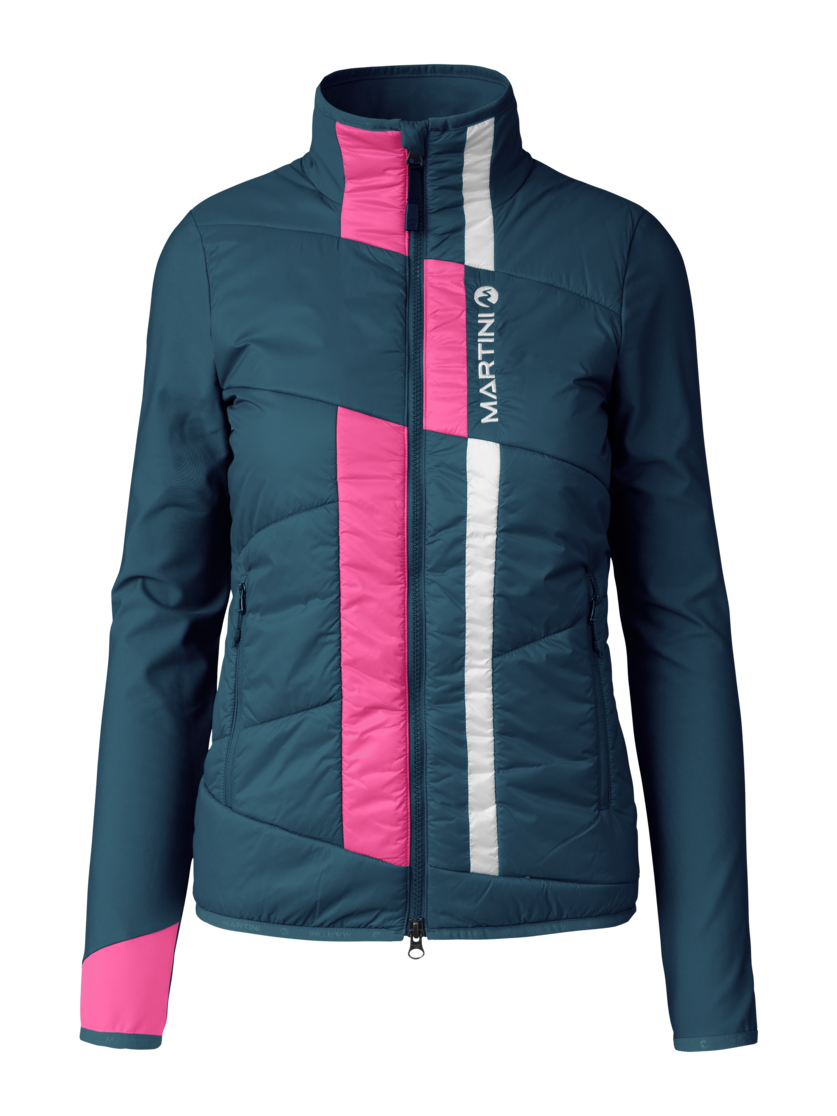 Martini Sportswear - Glint Hybrid Jacket Primaloft® W - Hybridjacken in poseidon-rosebud - Vorderansicht - Damen