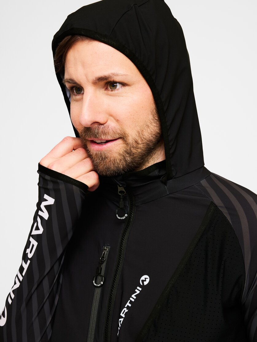 Martini Sportswear - Timebeat Midlayer Jacket Uni  - Rennanzug - Oberteile in granite-black - Detail 7 - Unisex