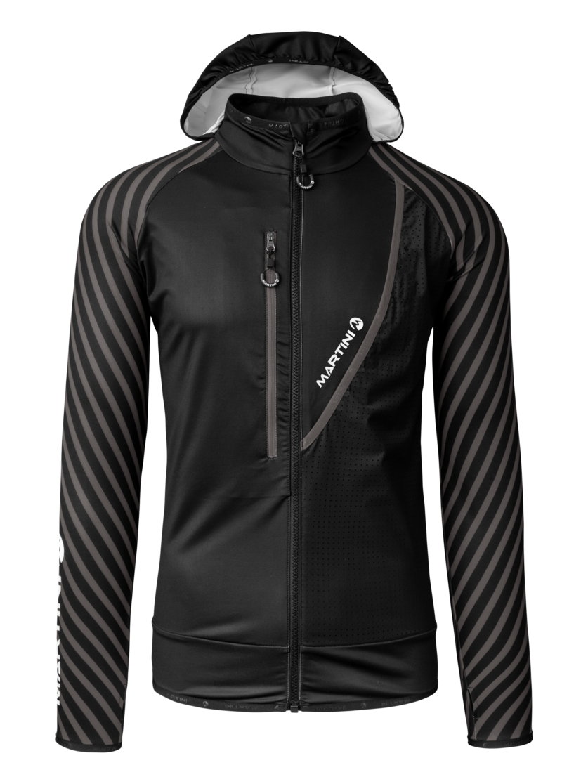 Martini Sportswear - Timebeat Midlayer Jacket Uni  - Rennanzug - Oberteile in granite-black - Vorderansicht - Unisex