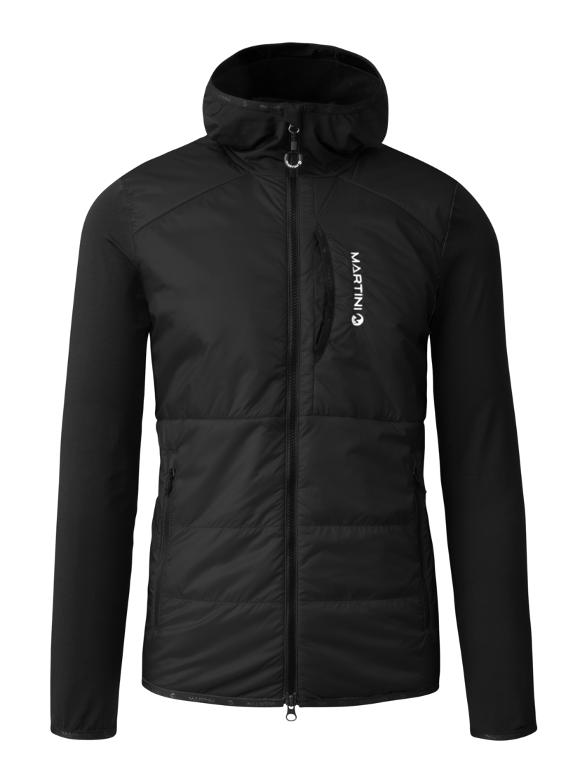 Martini Sportswear - Alpmate Hybrid Jacket Primaloft® M - Giacche ibride in black - vista frontale - Uomo