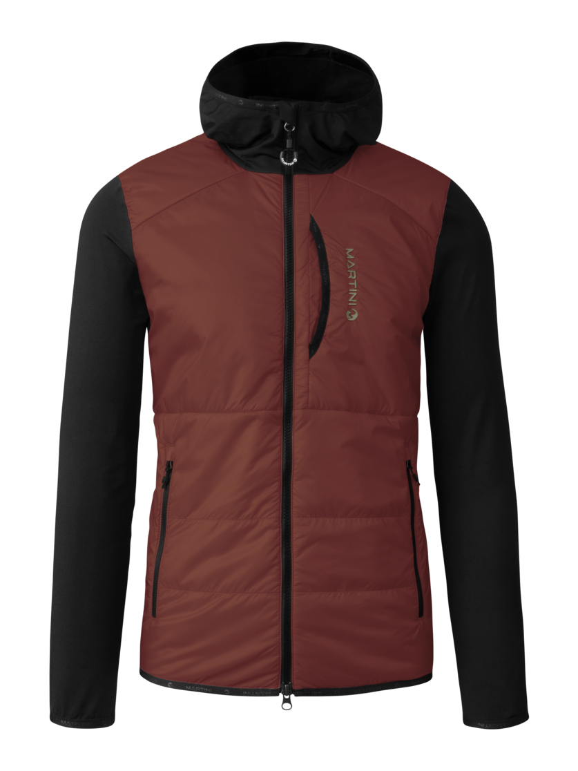 Martini Sportswear - Alpmate Hybrid Jacket Primaloft® M - Hybrid jackets in peakan-black - front view - Men