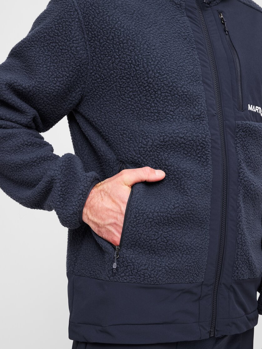 Martini Sportswear - Recharge Jacket Uni - Fleecejacke in true navy - Detail 1 - Unisex