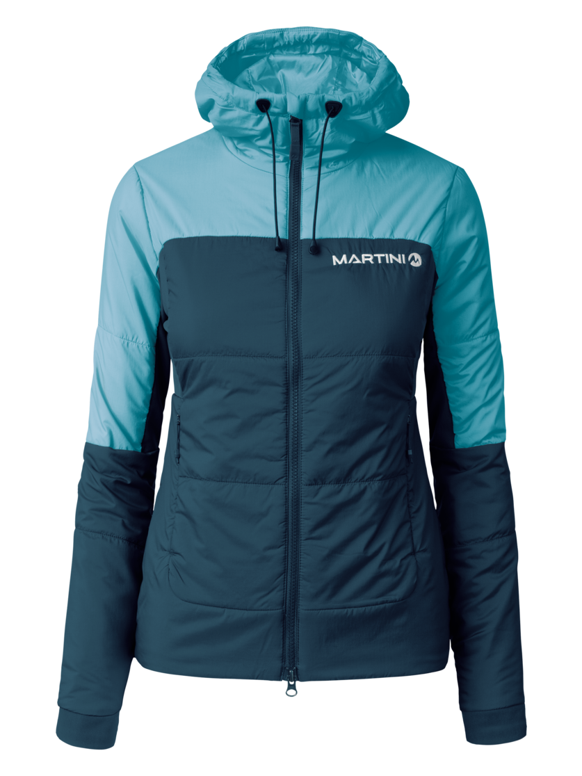 Martini Sportswear - Yalca Padded Jacket Primaloft® W - Giacche Primaloft e Gloft in poseidon-surf - vista frontale - Donna