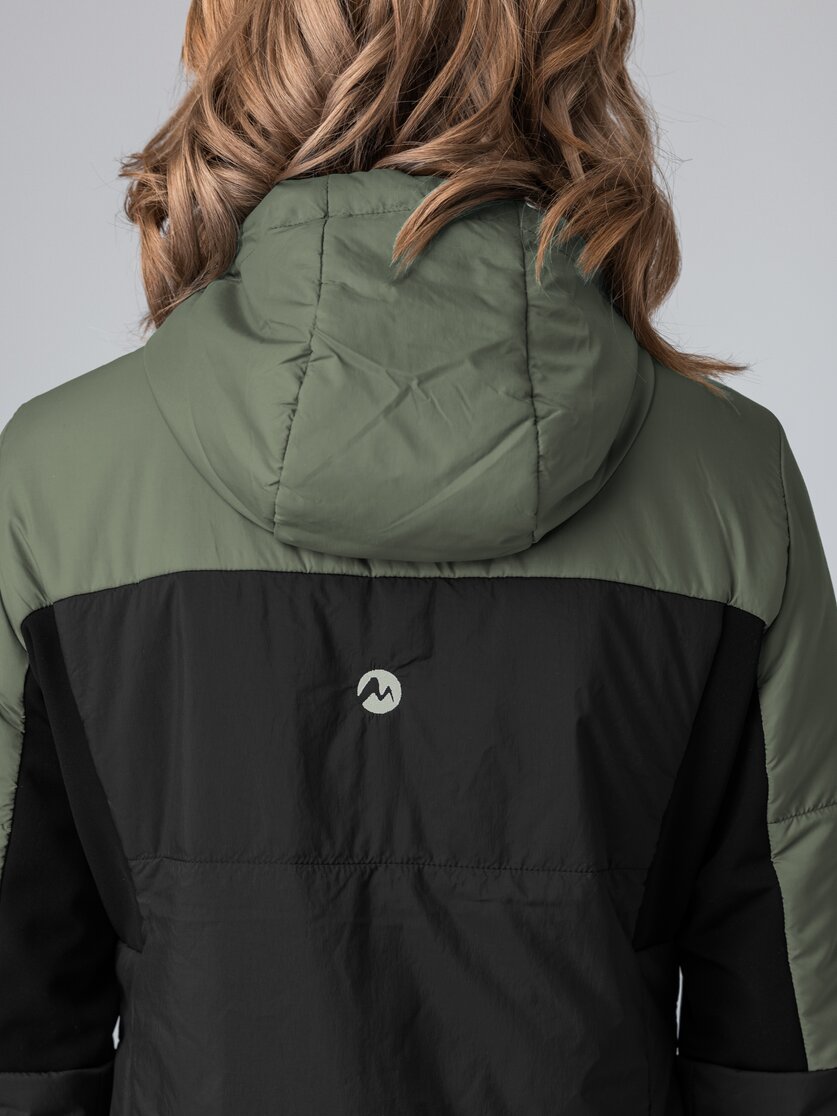 Martini Sportswear - Yalca Padded Jacket Primaloft® W - Giacche Primaloft e Gloft in black-mosstone - Dettaglio 1 - Donna