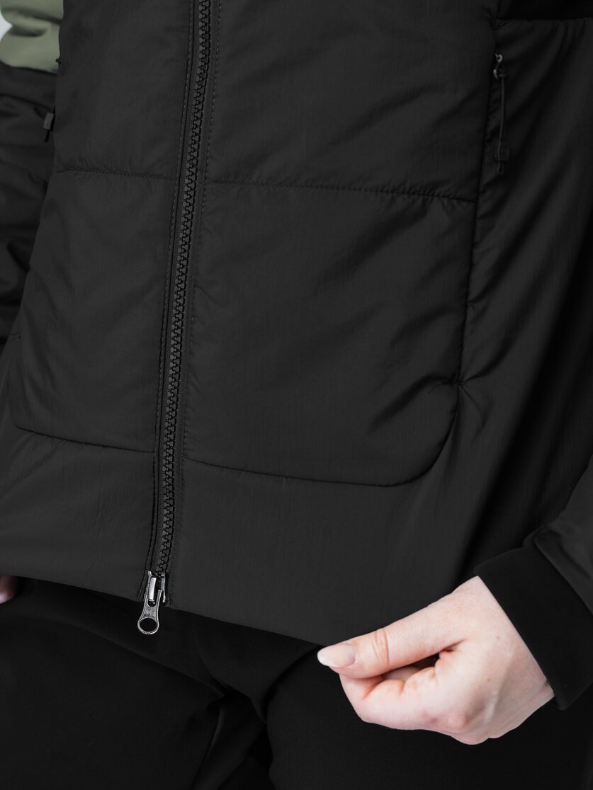 Martini Sportswear - Yalca Padded Jacket Primaloft® W - Giacche Primaloft e Gloft in black-mosstone - Dettaglio 6 - Donna