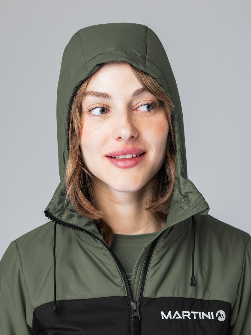 Martini Sportswear - Yalca Padded Jacket Primaloft® W - Giacche Primaloft e Gloft in black-mosstone - Dettaglio 9 - Donna