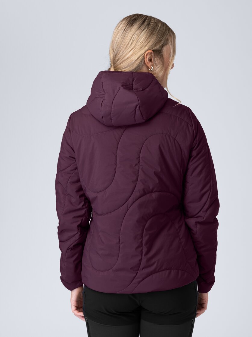 Martini Sportswear - Recharge Padded Jacket Primaloft® W - Primaloft & Gloft Jackets in mosstone - rear view model - Women