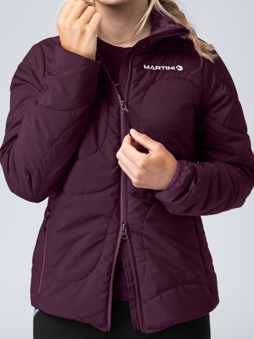 Martini Sportswear - Recharge Padded Jacket Primaloft® W - Primaloft & Gloft Jackets in mosstone - Detail 2 - Women