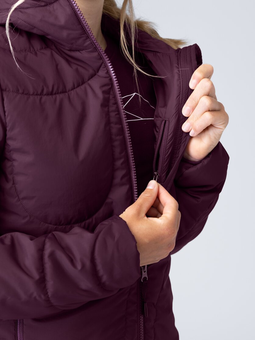 Martini Sportswear - Recharge Padded Jacket Primaloft® W - Primaloft & Gloft Jackets in mosstone - Detail 3 - Women
