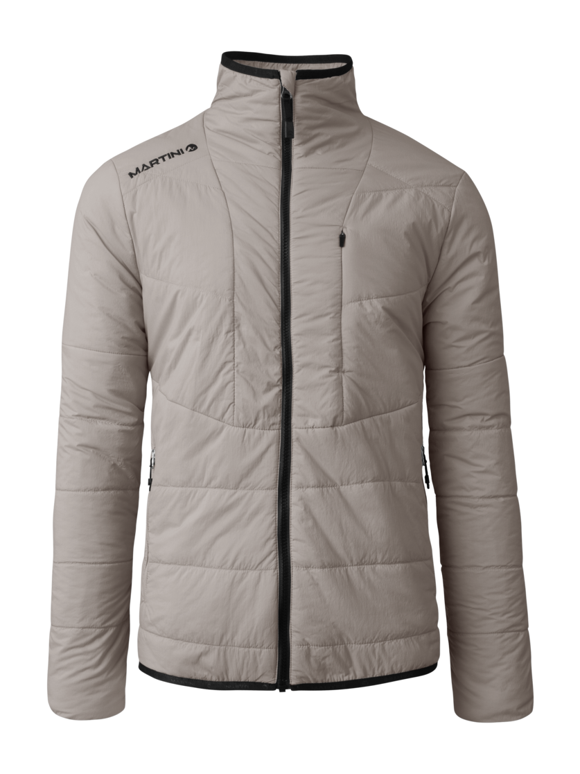 Martini Sportswear - Hillclimb Padded Jacket G-Loft® M - Primaloft & Gloft Jacken in stone - Vorderansicht - Herren
