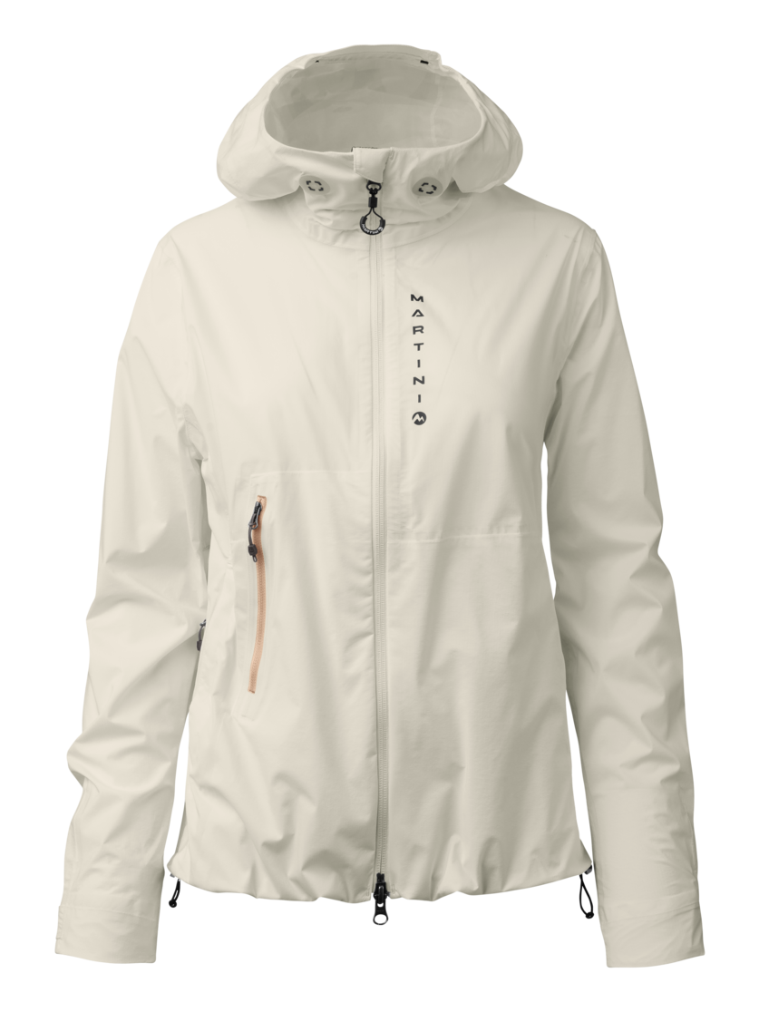Martini Sportswear - Firstline 2,5L Jacket W - Hardshell jackets in off white-rosy glow - front view - Women