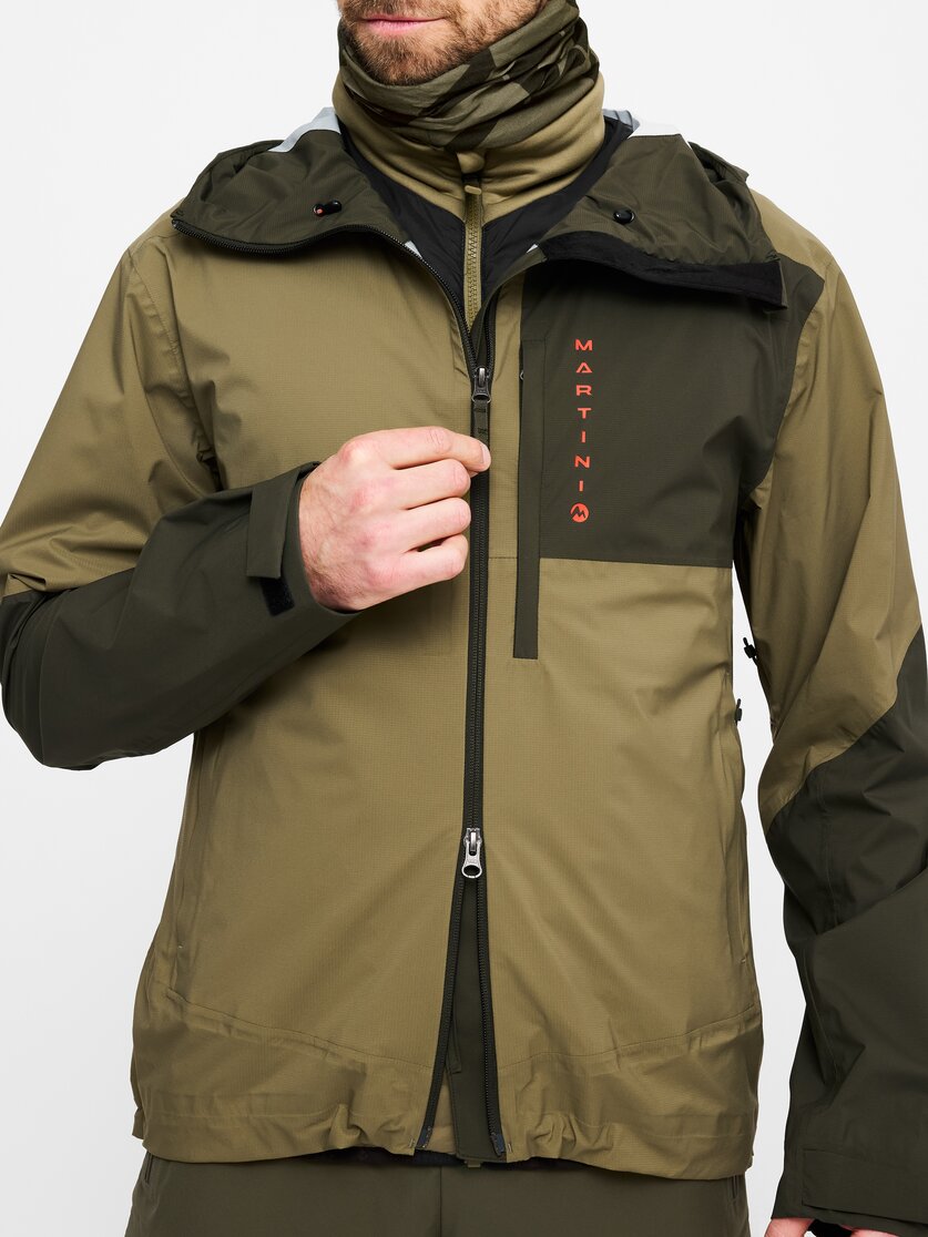 Martini Sportswear - Firstline 2,5L Jacket M - Hardshell Jacken in spanish green-olive - Detail 2 - Herren