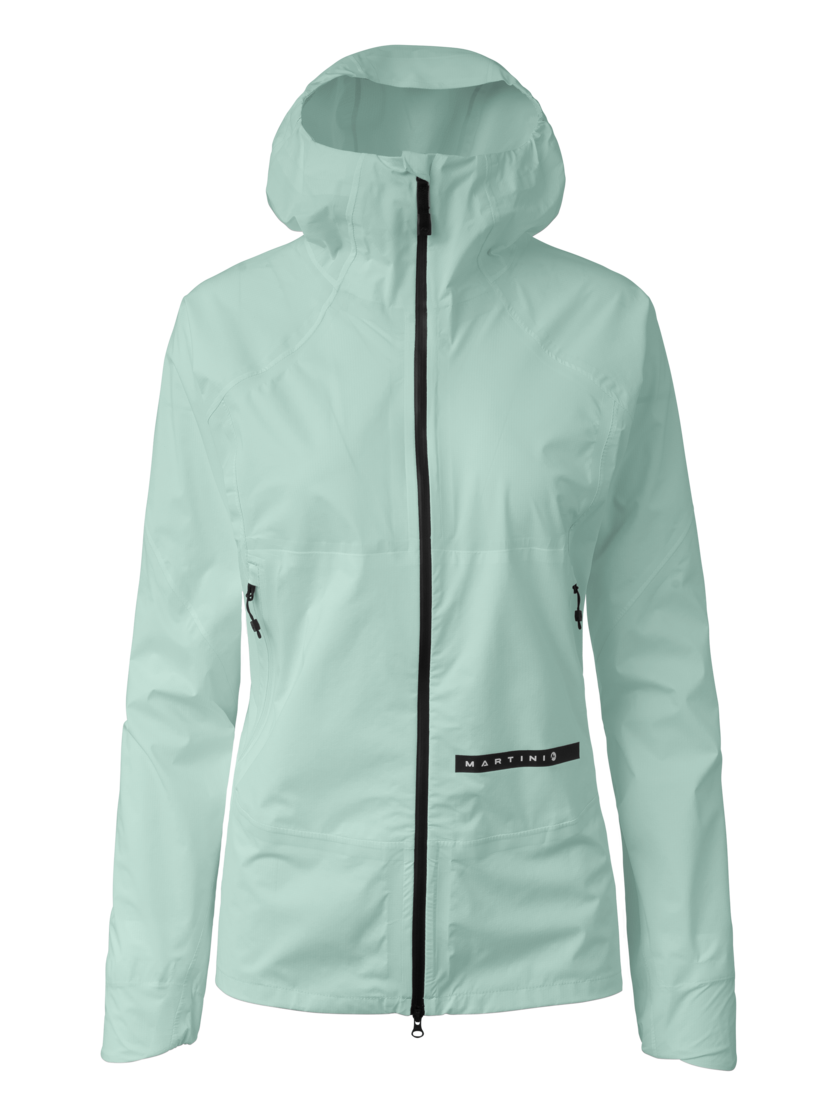 Martini Sportswear - Hillclimb HS Hooded Jacket W - Hardshell Jacken in ibiza blue - Vorderansicht - Damen