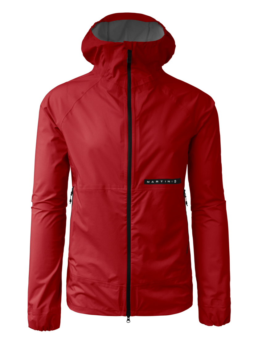 Martini Sportswear - Hillclimb HS Hooded Jacket M - Hardshell Jacken in red moon - Vorderansicht - Herren