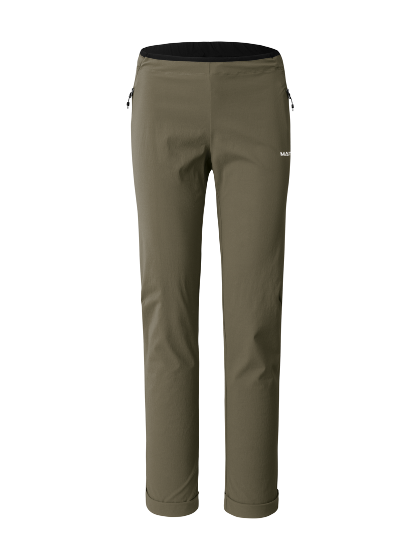 Martini Sportswear - Highventure Pants W - Long pants in moss - front view - Women