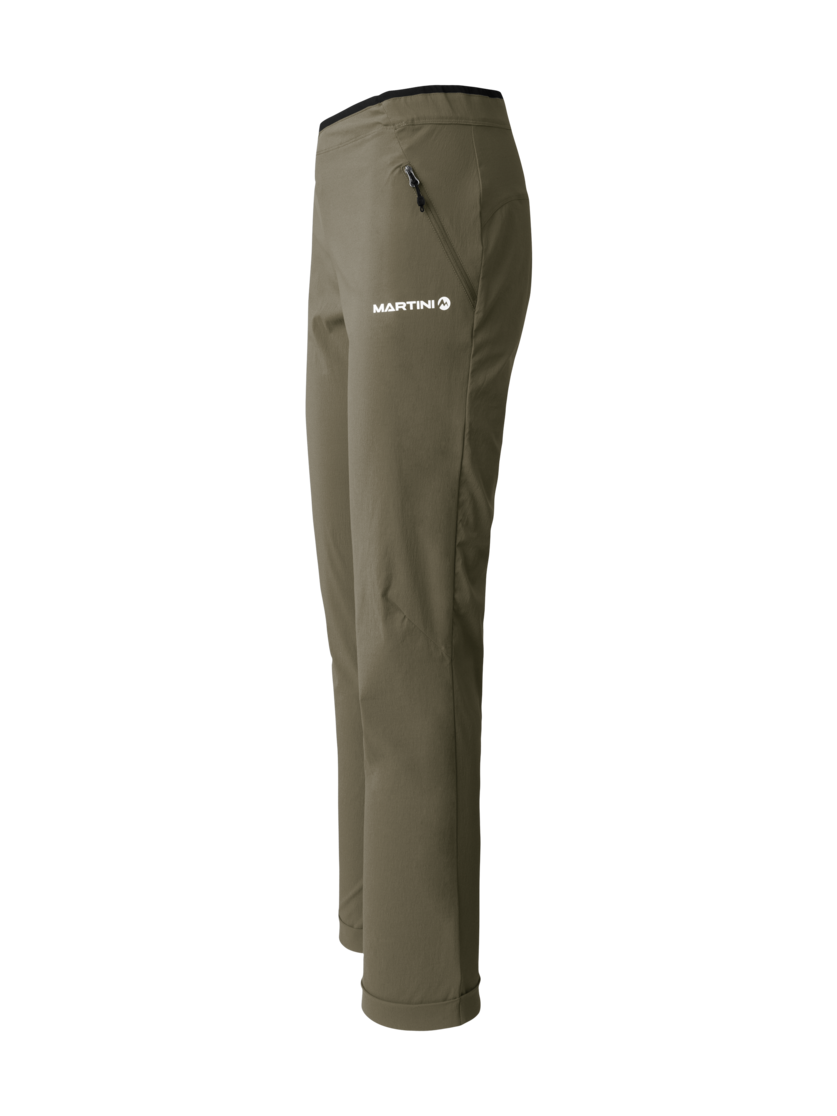 Martini Sportswear - Highventure Pants W - Long pants in moss - side view - Women