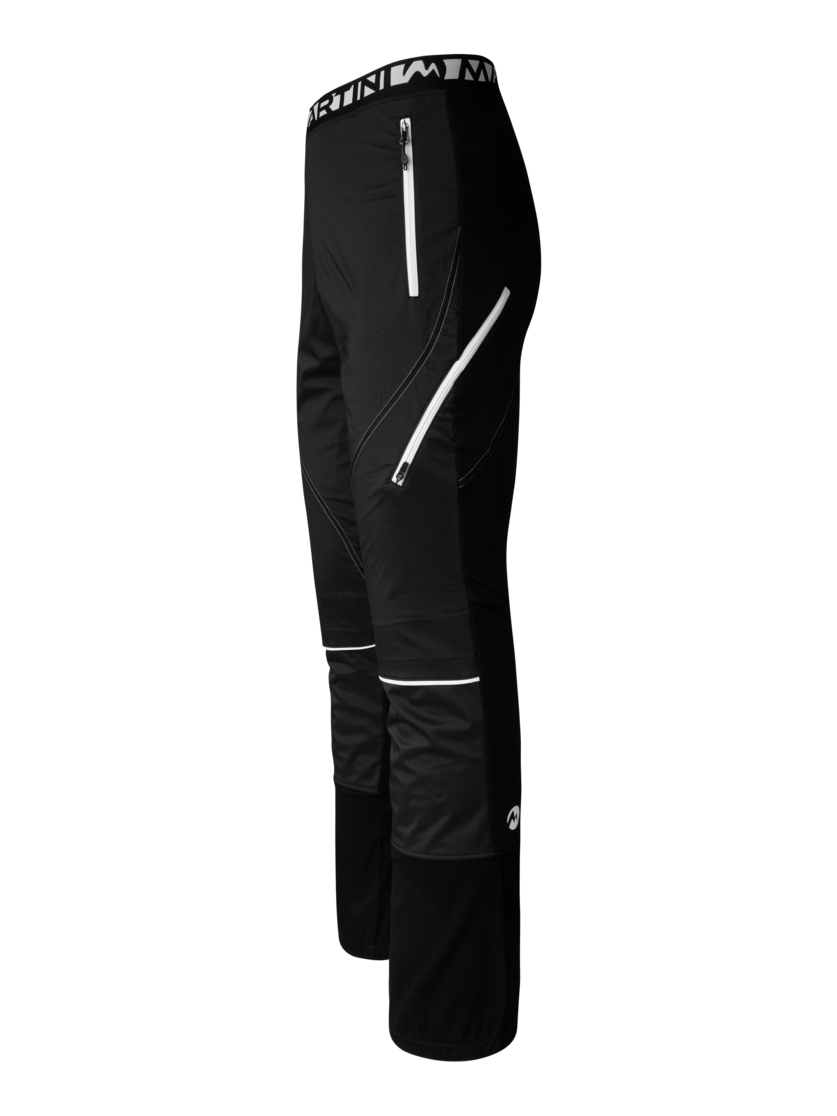 Martini Sportswear - Giro Pants Uni - Lange Hosen in black-white - Seitenansicht - Unisex