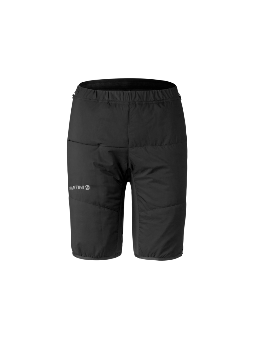 Martini Sportswear - Argon Padded Shorts Primaloft®W - Insulated shorts in black - front view - Women