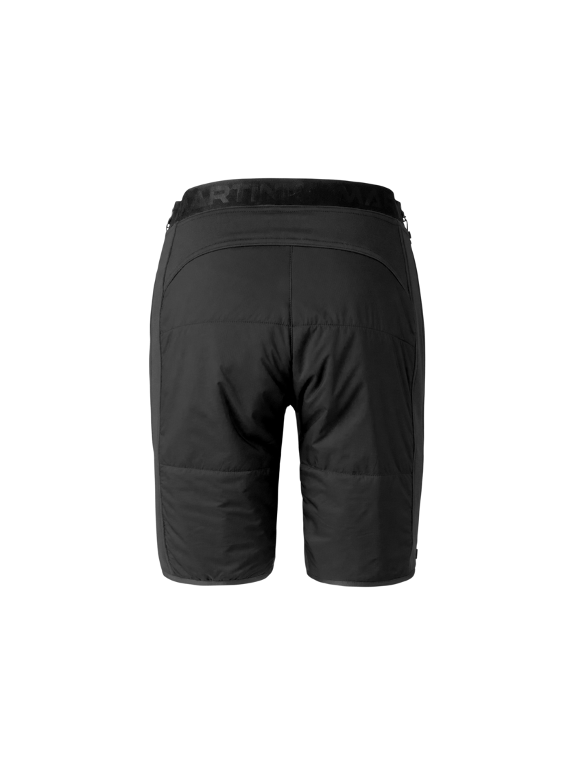 Martini Sportswear - Argon Padded Shorts Primaloft®W - Insulated shorts in black - rear view - Women