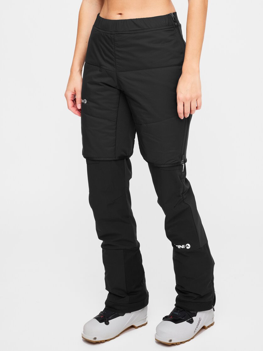 Martini Sportswear - Argon Padded Shorts Primaloft®W - Insulated shorts in storm - front view model - Women