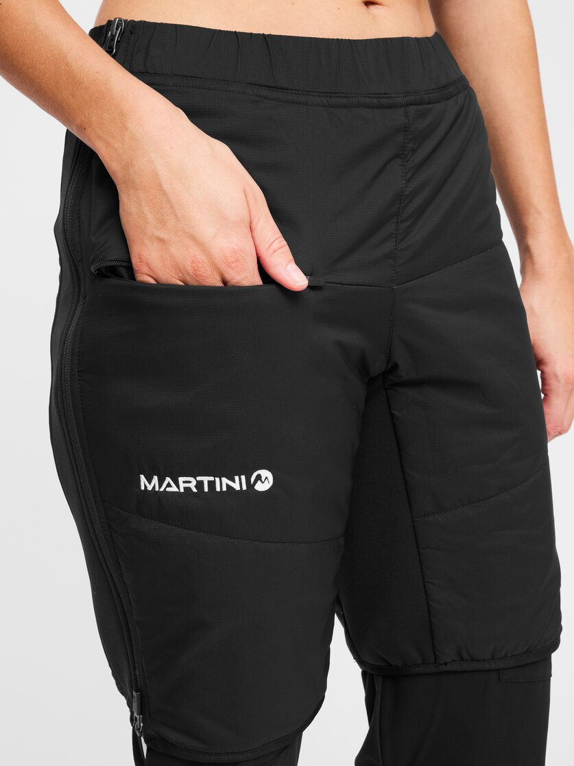 Martini Sportswear - Argon Padded Shorts Primaloft®W - Insulated shorts in storm - Detail 2 - Women