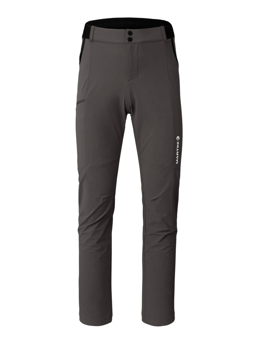 Martini Sportswear - Trektech Pants M - Long pants in steel - front view - Men