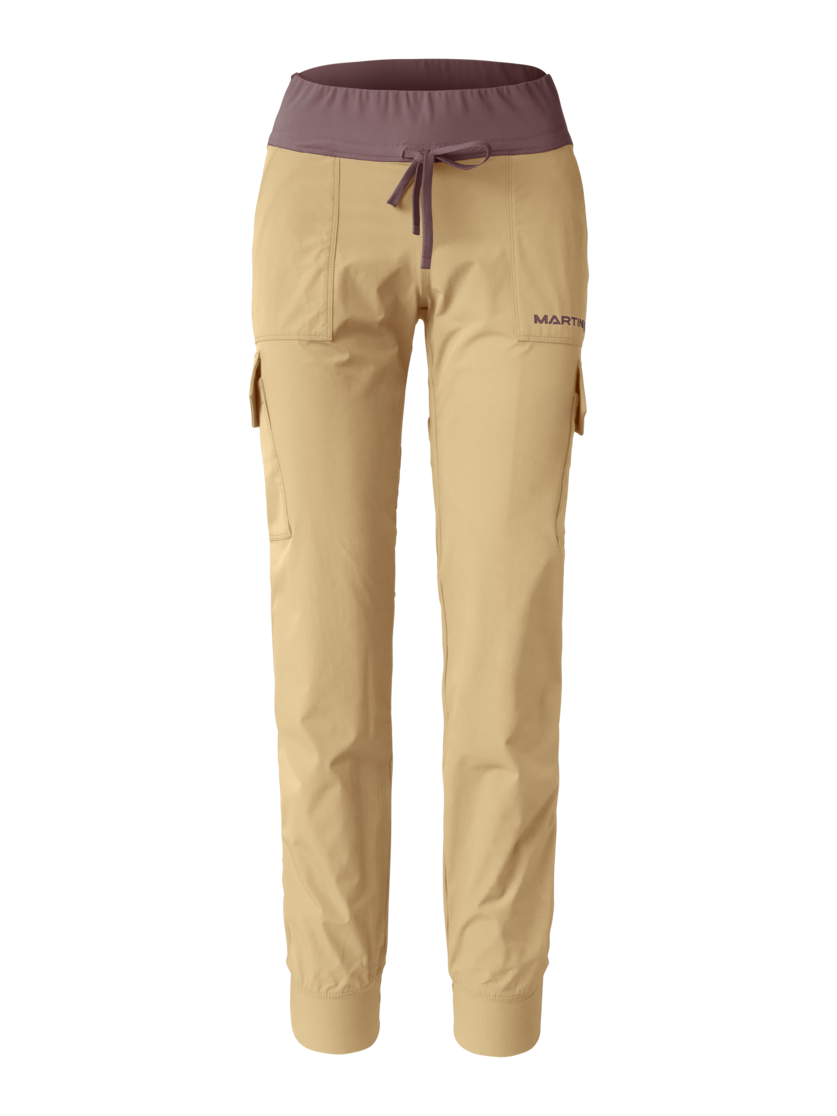 Martini Sportswear - Alpmate Breeze Pants W - Lange Hosen in sandstone-clay - Vorderansicht - Damen