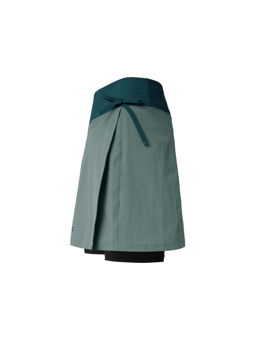 Martini Sportswear - Alpmate Sonic Skirt W - Skirts in misty blue-seaport - side view - Women