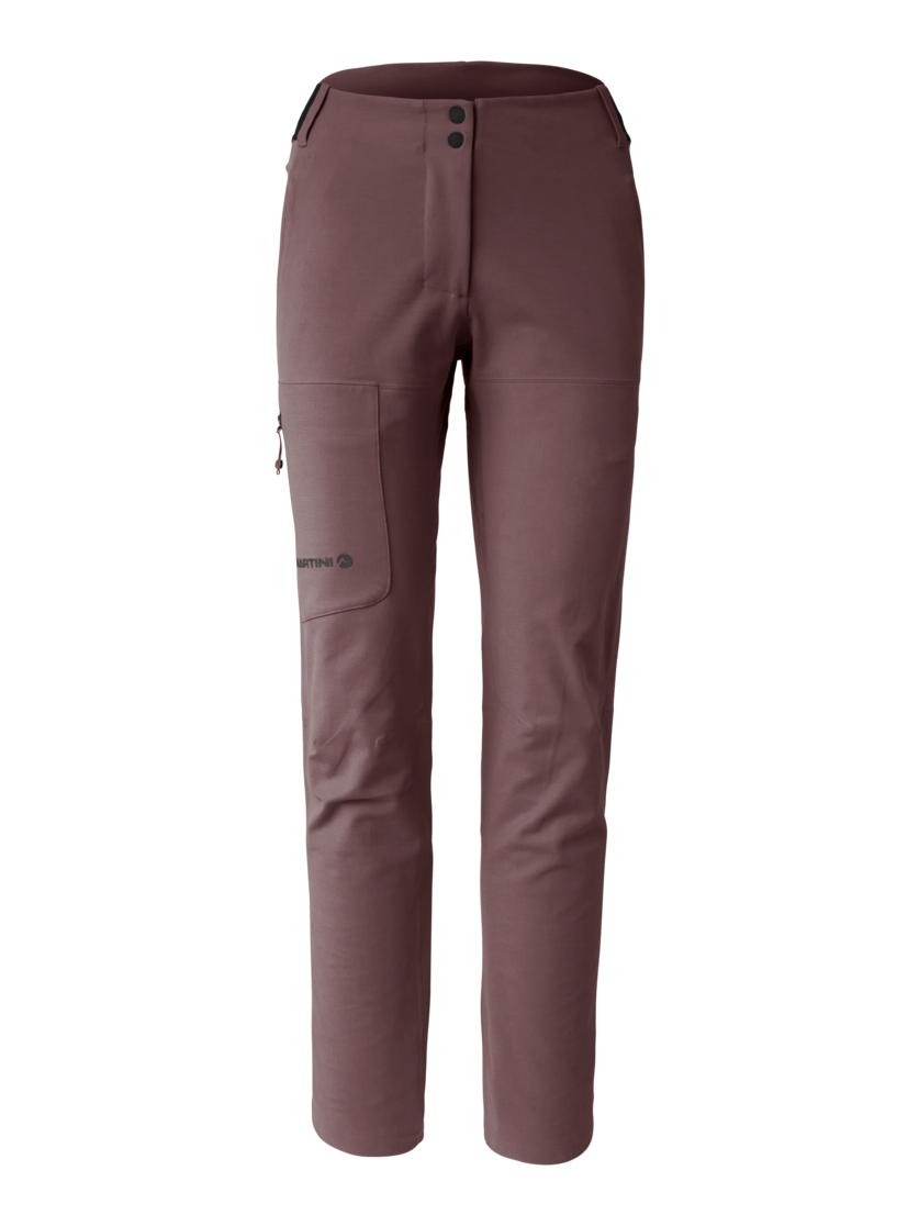 Martini Sportswear - Alpmate Evo Pants W - Long pants in clay - front view - Women