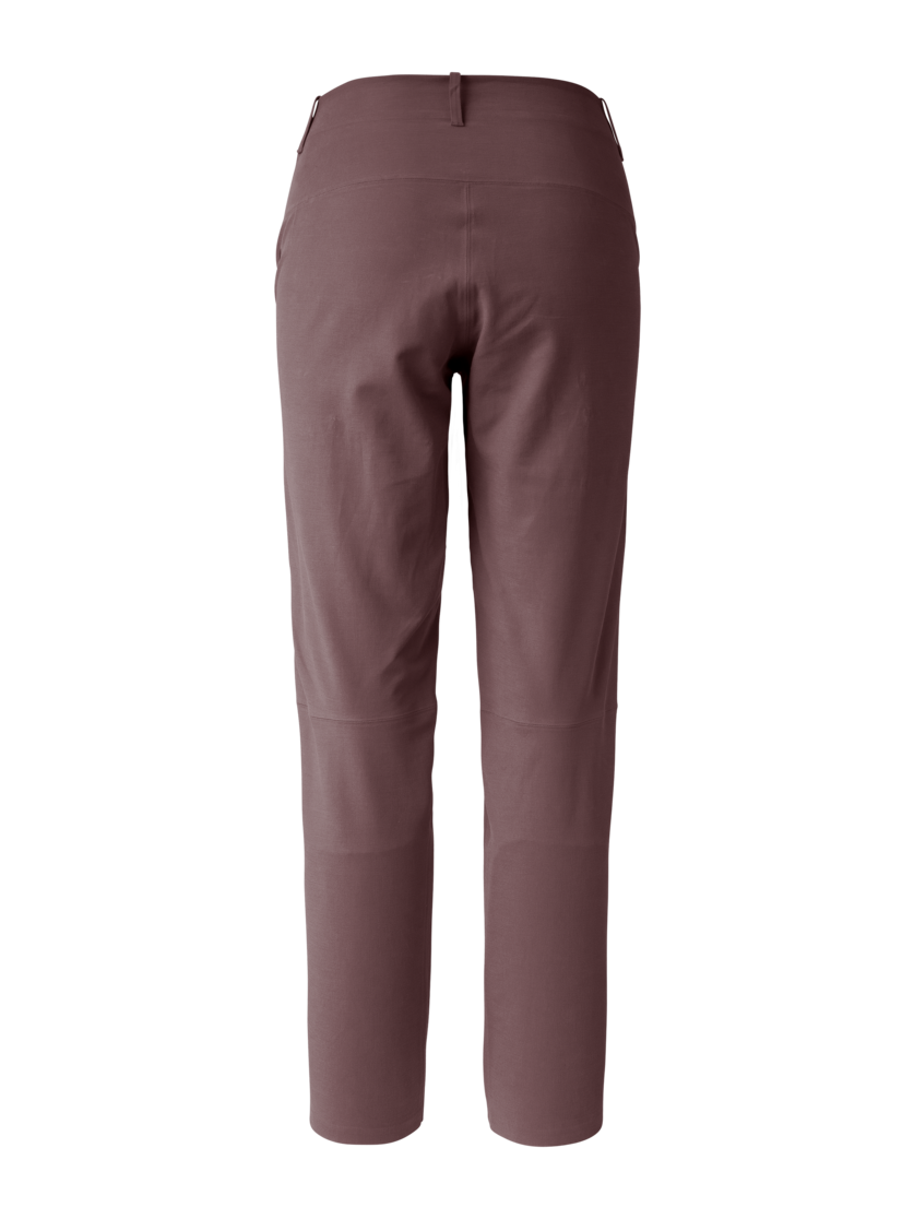 Martini Sportswear - Alpmate Evo Pants W - Long pants in clay - rear view - Women