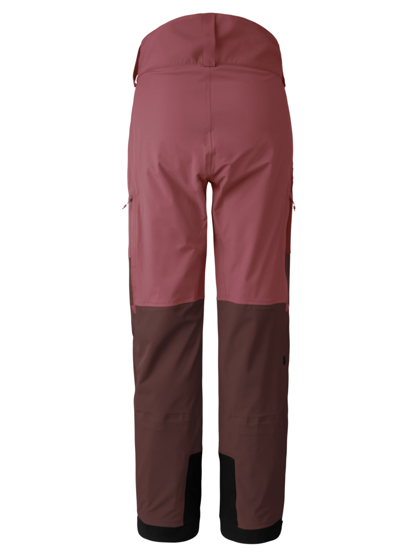 Martini Sportswear - YALCA 3L Pants W - Hardshell pants in peakan-winter apple - rear view - Women
