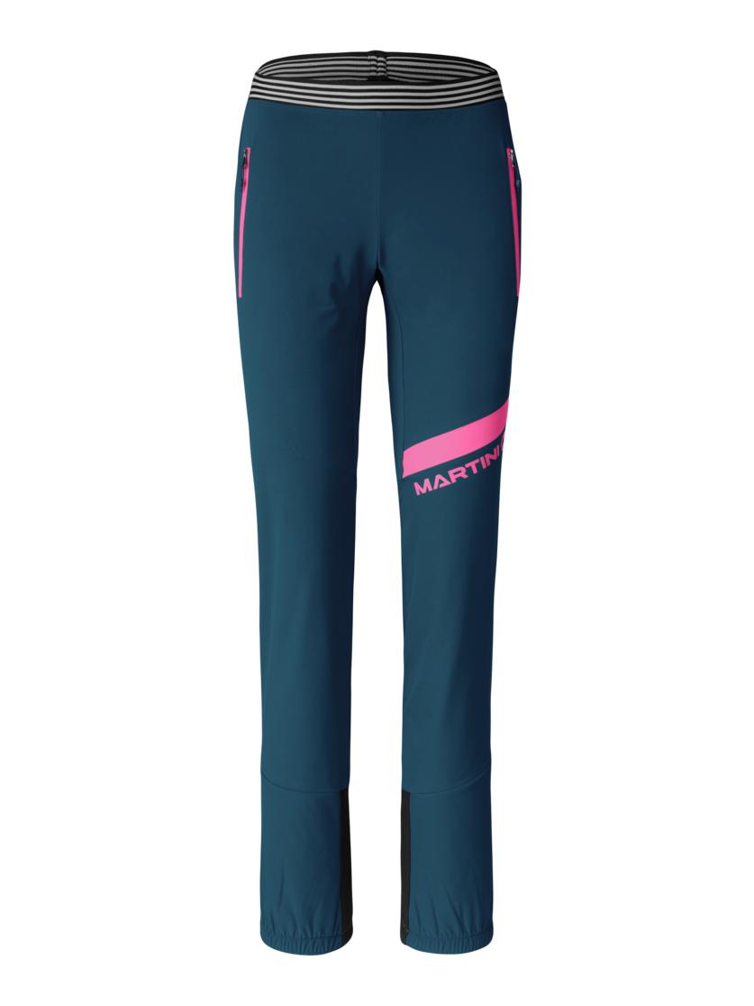 Martini Sportswear - Wildtrack Pants W - Pantaloni lunghi in poseidon-rosebud - vista frontale - Donna