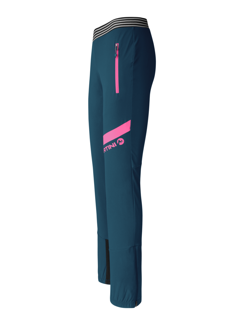 Martini Sportswear - Wildtrack Pants W - Pantaloni lunghi in poseidon-rosebud - vista laterale - Donna