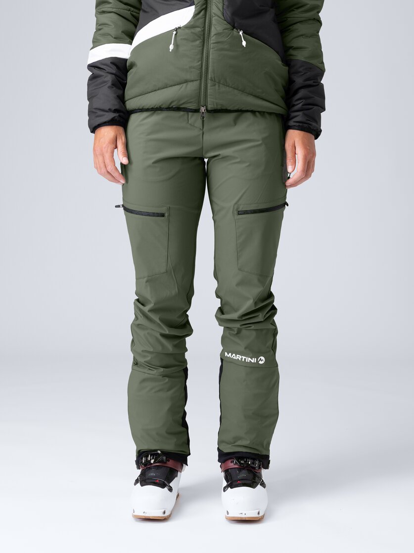 Martini Sportswear - Horizon Pants W - Lange Hosen in mosstone-black - Vorderansicht Model - Damen