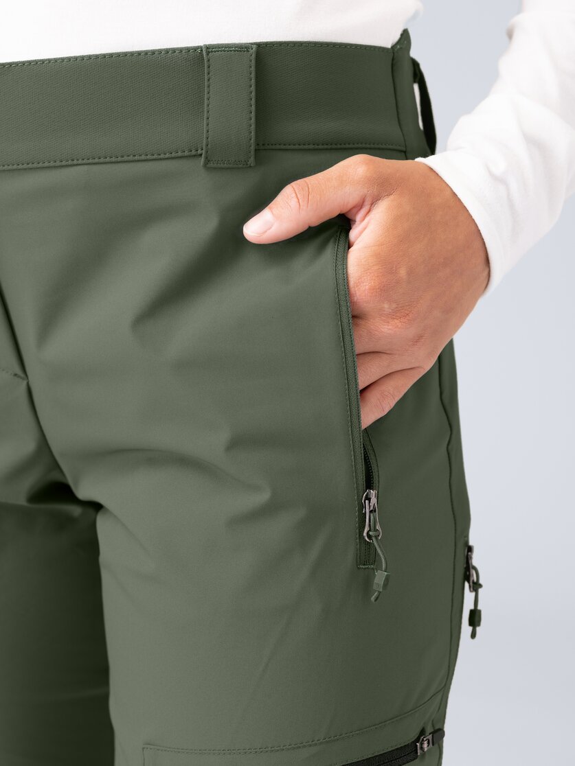 Martini Sportswear - Horizon Pants W - Lange Hosen in mosstone-black - Detail 6 - Damen