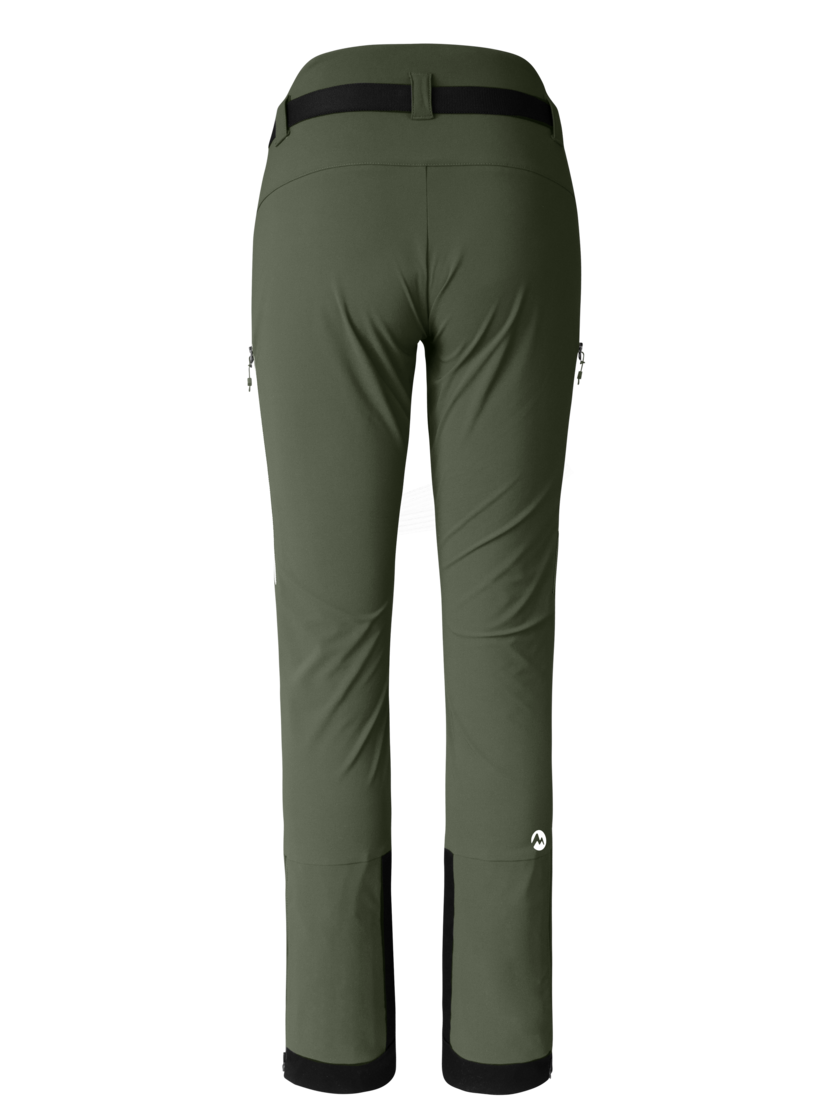 Martini Sportswear - Horizon Pants W - Lange Hosen in mosstone-black - Rückansicht - Damen