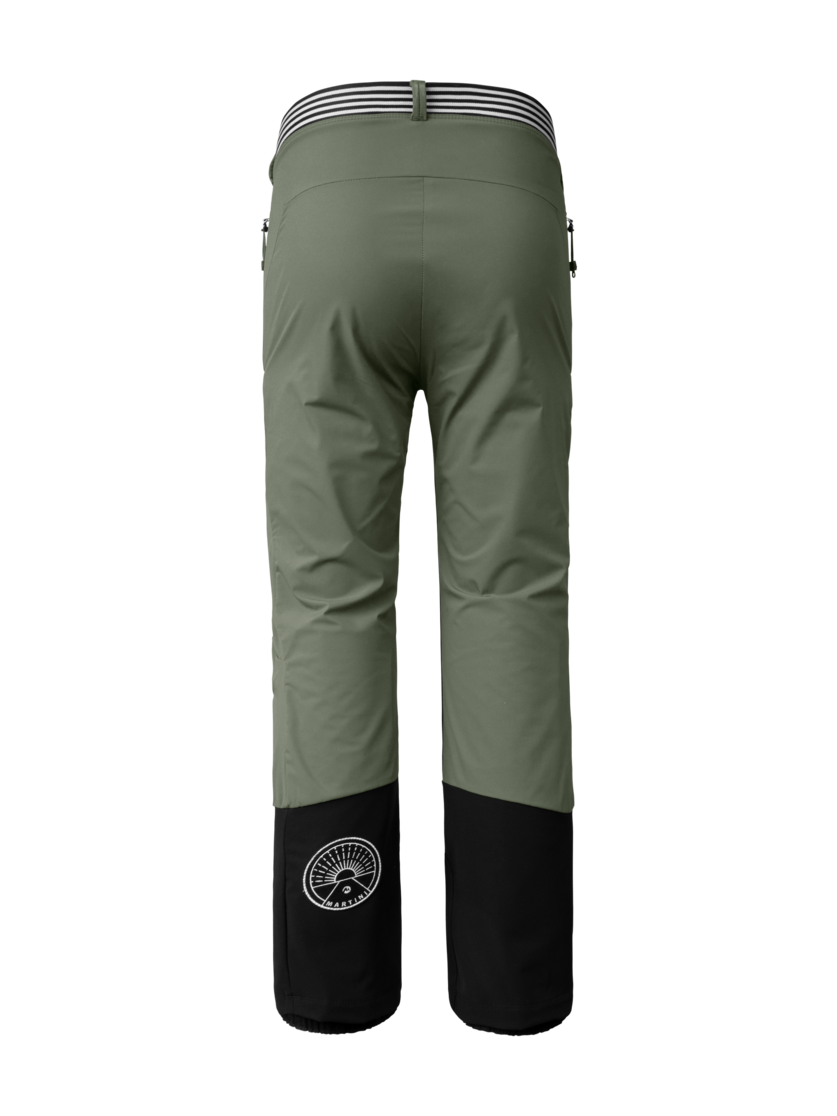 Martini Sportswear - Wildone Pants Kids - Lange Hosen in mosstone-black - Rückansicht - Kinder