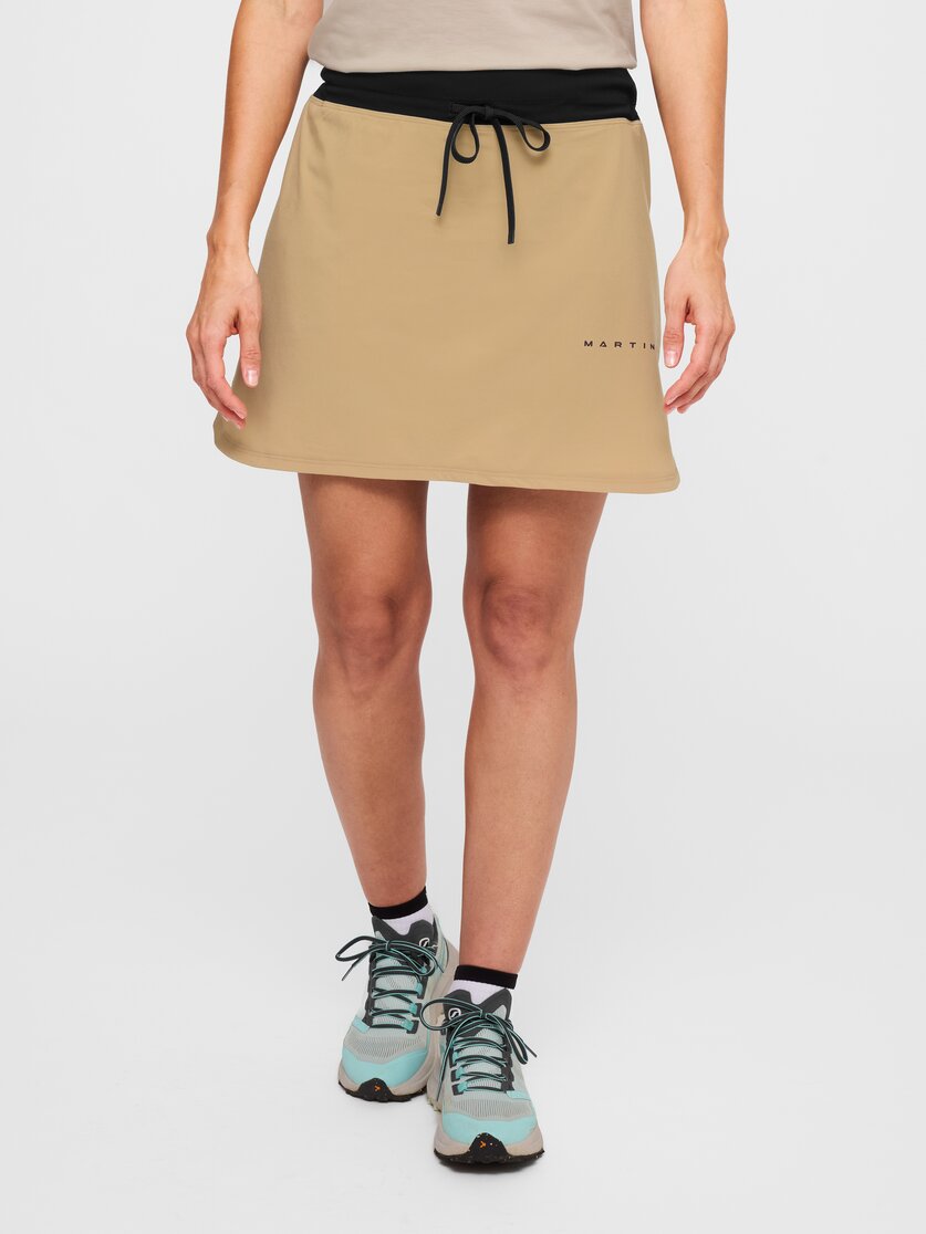Martini Sportswear - Hillclimb 2in1 Skirt W - Skirts in black - front view model - Women