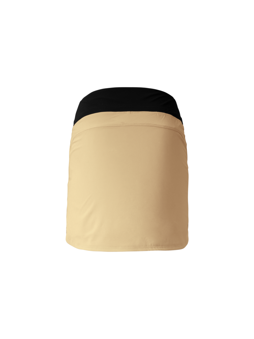 Martini Sportswear - Hillclimb 2in1 Skirt W - Skirts in sandstone-clay - rear view - Women