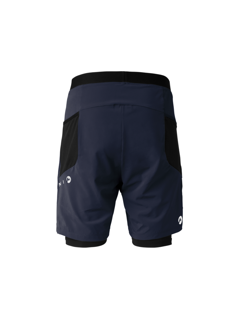 Martini Sportswear - Hillclimb 2in1 Shorts M - Kurze Hosen in true navy - Rückansicht - Herren