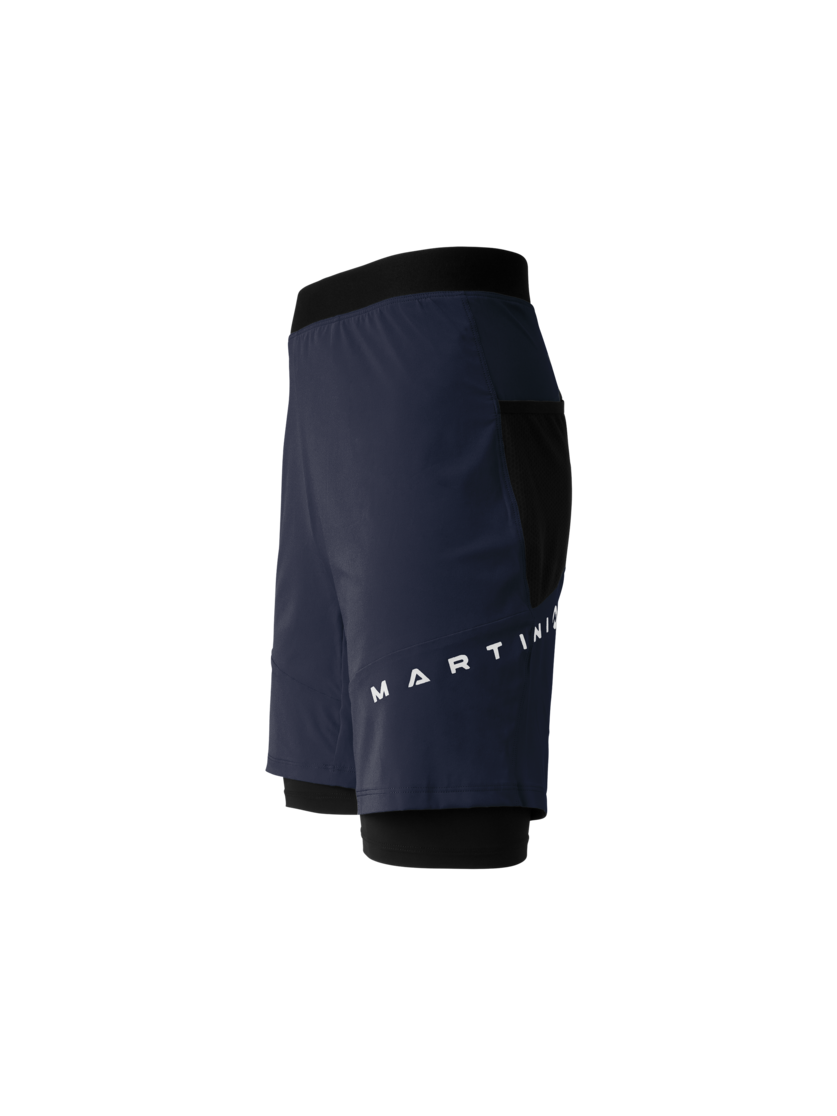 Martini Sportswear - Hillclimb 2in1 Shorts M - Kurze Hosen in true navy - Seitenansicht - Herren