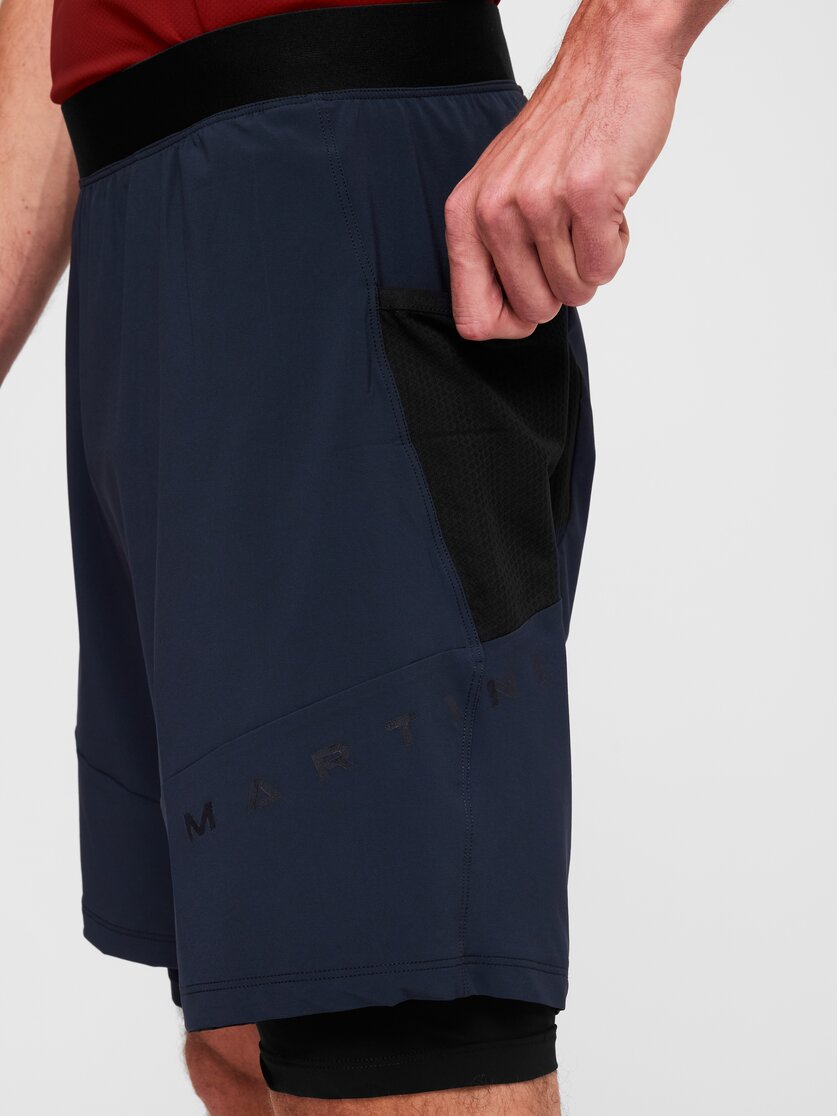 Martini Sportswear - Hillclimb 2in1 Shorts M - Kurze Hosen in true navy - Detail 1 - Herren