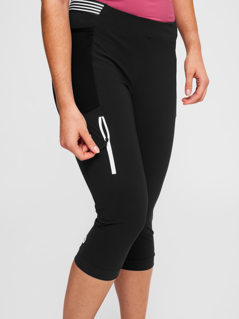Martini Sportswear - Hillclimb Capri Pants W - Dreiviertel Hose in black - Detail 2 - Damen
