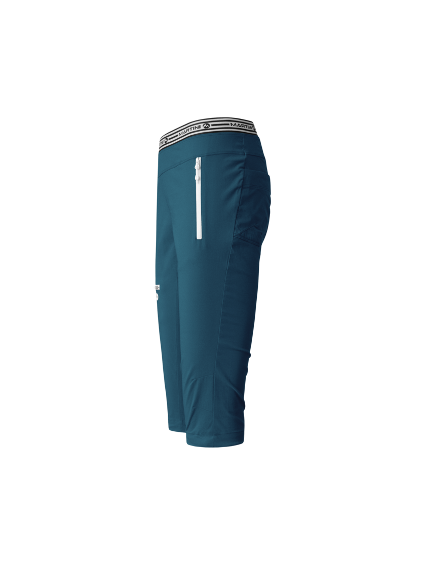 Martini Sportswear - Via Capri Pants W - Pantaloni capri in poseidon - vista laterale - Donna