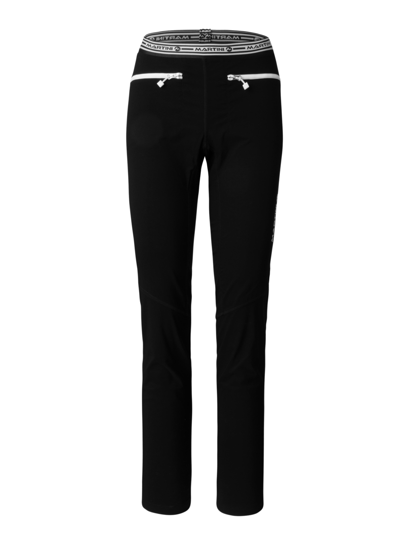Martini Sportswear - Via Pants W - Pantaloni lunghi in black - vista frontale - Donna