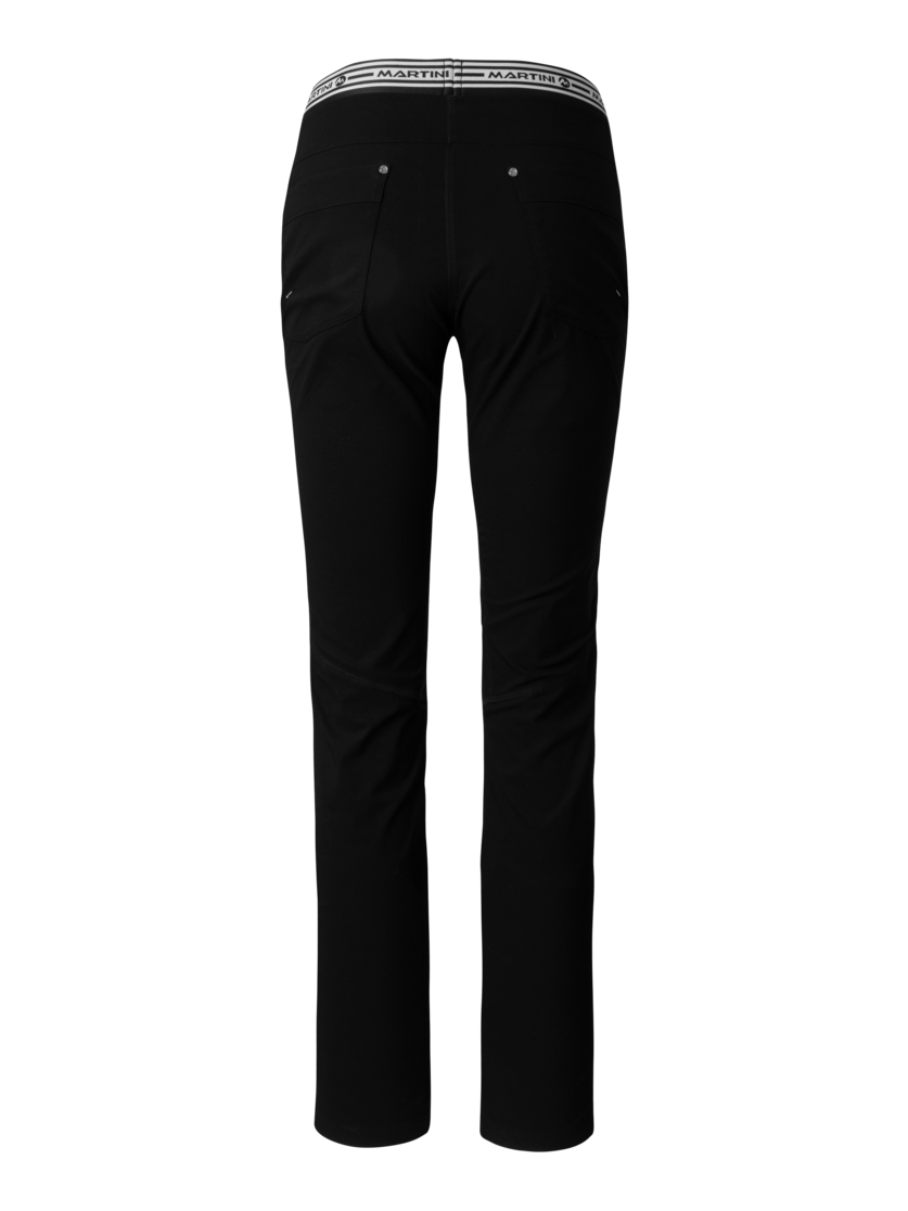 Martini Sportswear - Via Pants W - Pantaloni lunghi in black - vista posteriore - Donna