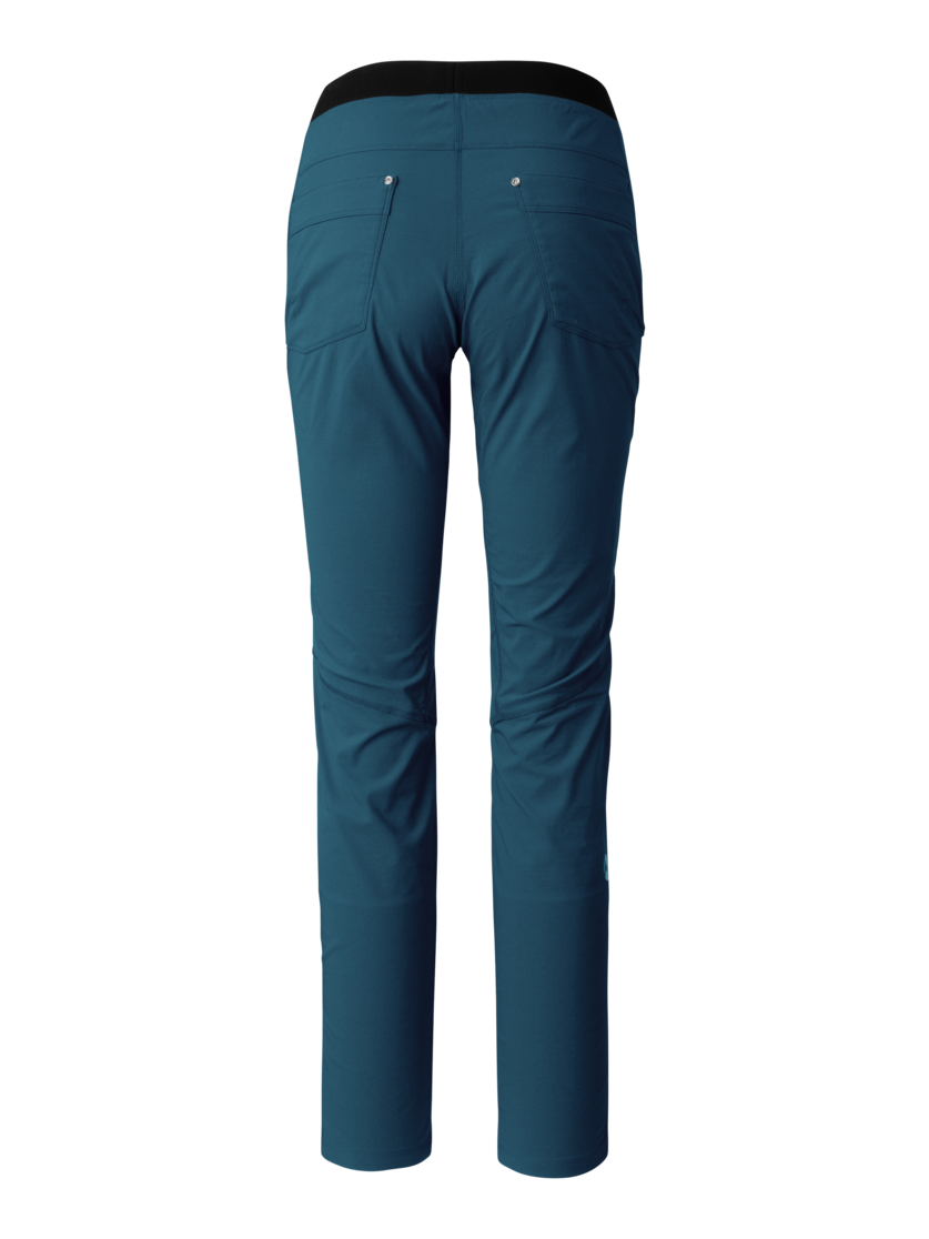 Martini Sportswear - Via Pants W - Pantaloni lunghi in poseidon - vista posteriore - Donna