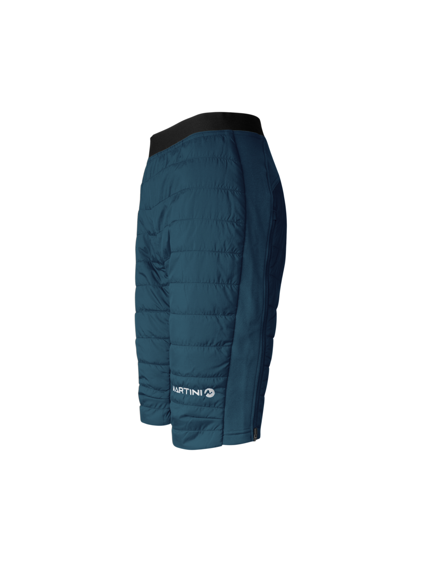 Martini Sportswear - Argon Padded Shorts Primaloft® W - Shorts termici in poseidon - vista laterale - Donna