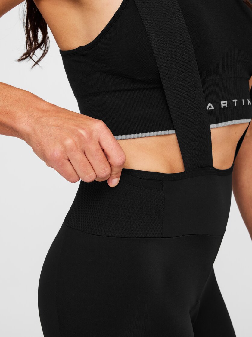Martini Sportswear - Velox BIB W  - Shorts in black-white - Dettaglio 2 - Donna