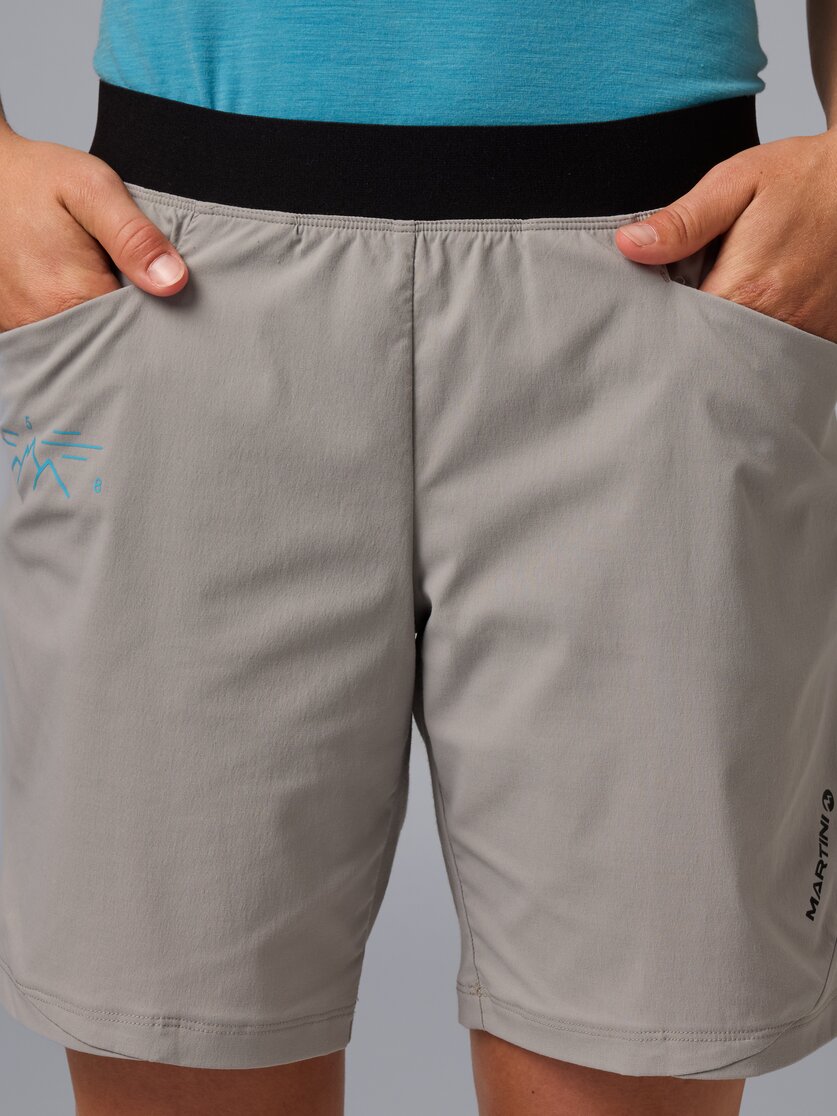 Martini Sportswear - Alpmate Shorts W - Shorts in black-white - Dettaglio 1 - Donna